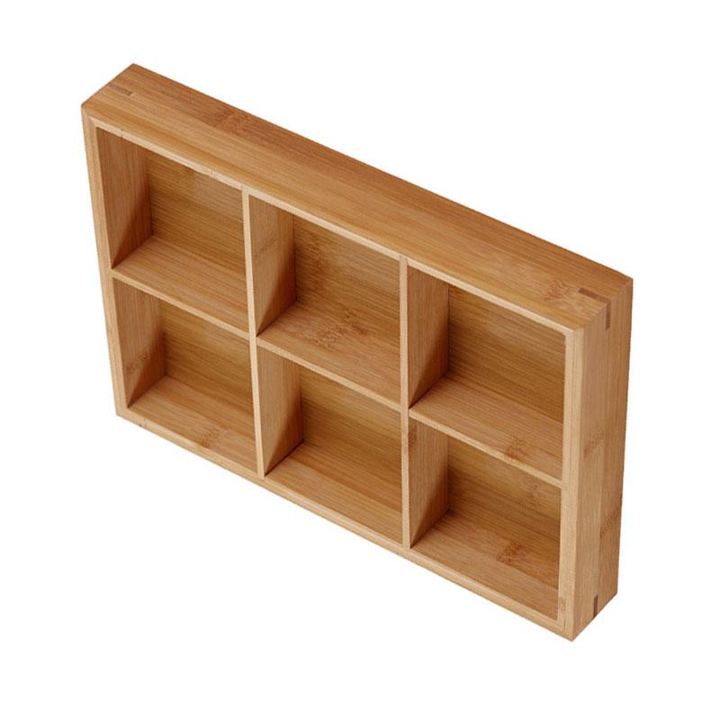 

Разделенный деревянный поднос с несколькими отсеками, сервировочный поднос для суши-тарелки в ресторанах с горячими горшками Type 2