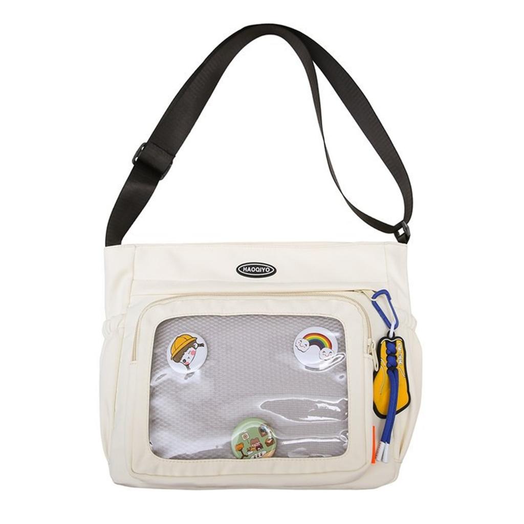 Bolso Ita de Moda Bolso Cruzado Bolso Lindo para Exhibir Pines Bolsos Bandolera para Mensajero Genial para Viajes Escuela y Trabajo