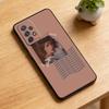 N-Natalia Dyer  Phone Case For Samsung Galaxy A73,21,22,32,71,53,52,51,80,5G Soft Black Cover
