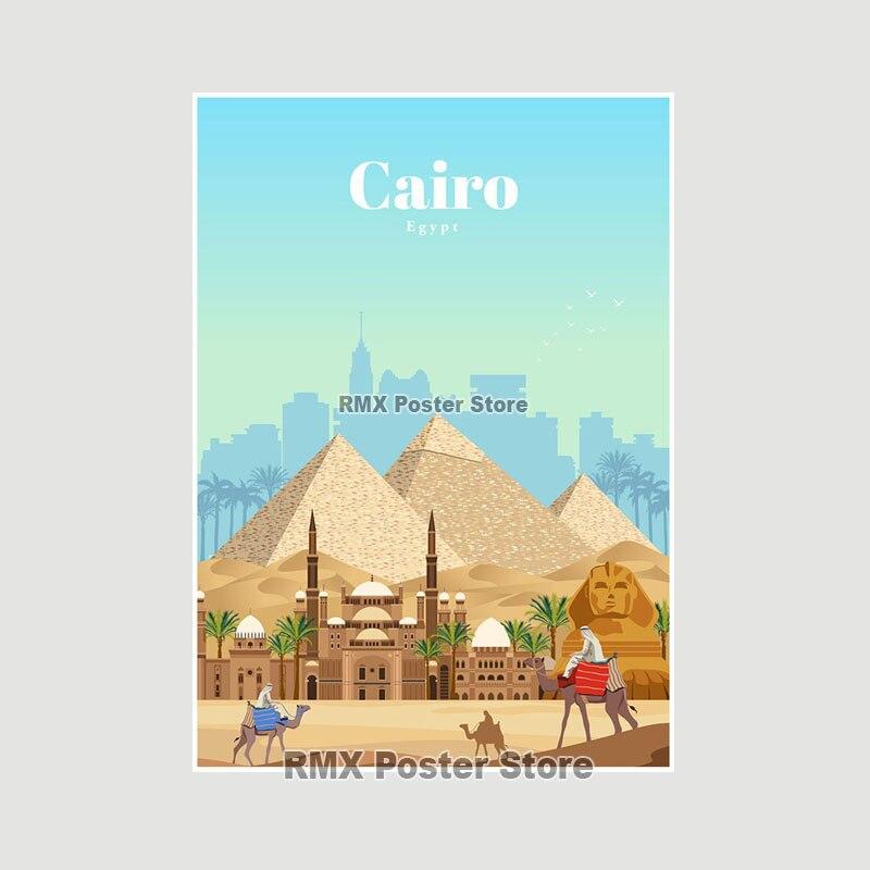 World Travel Minimalist  Posters New York London Paris City Poster White Paper Print Wall Art Decoration Picture Home Cafe Decor