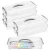 Plastic Material Color Pen Storage Box Transparent Detachable Storage Case  Stationery Organization