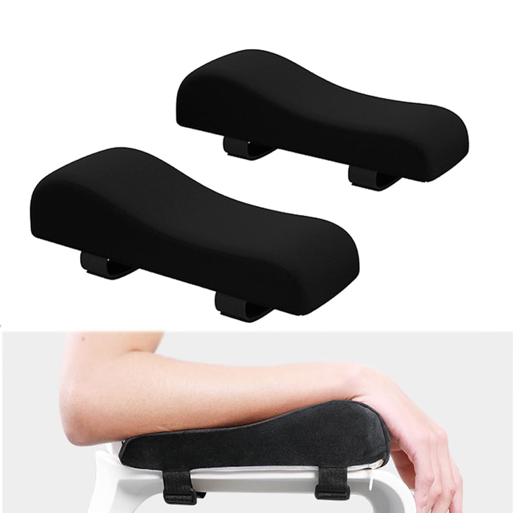 

CHANGJIQ Armrest Set of Memory for Gaming Computer Desk Armrest Arm Arm Pain Easy Universal Chair Armrest Cushions, Two, Foam, Chairs, Chairs, Chairs, чёрный