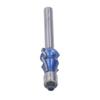 Wood Molding Router Bit 14 Shank Double Bearing Milling Cutter for Woodworking Trimming Forming