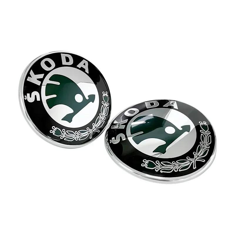 2025 Nuova Auto Emblema Posteriore Anteriore Adesivo per Bagagliaio per Skoda Kodiaq Karoq 2 A7 Tour VRS Superb Octavia Yeti Fabia 1 Rapid Access
