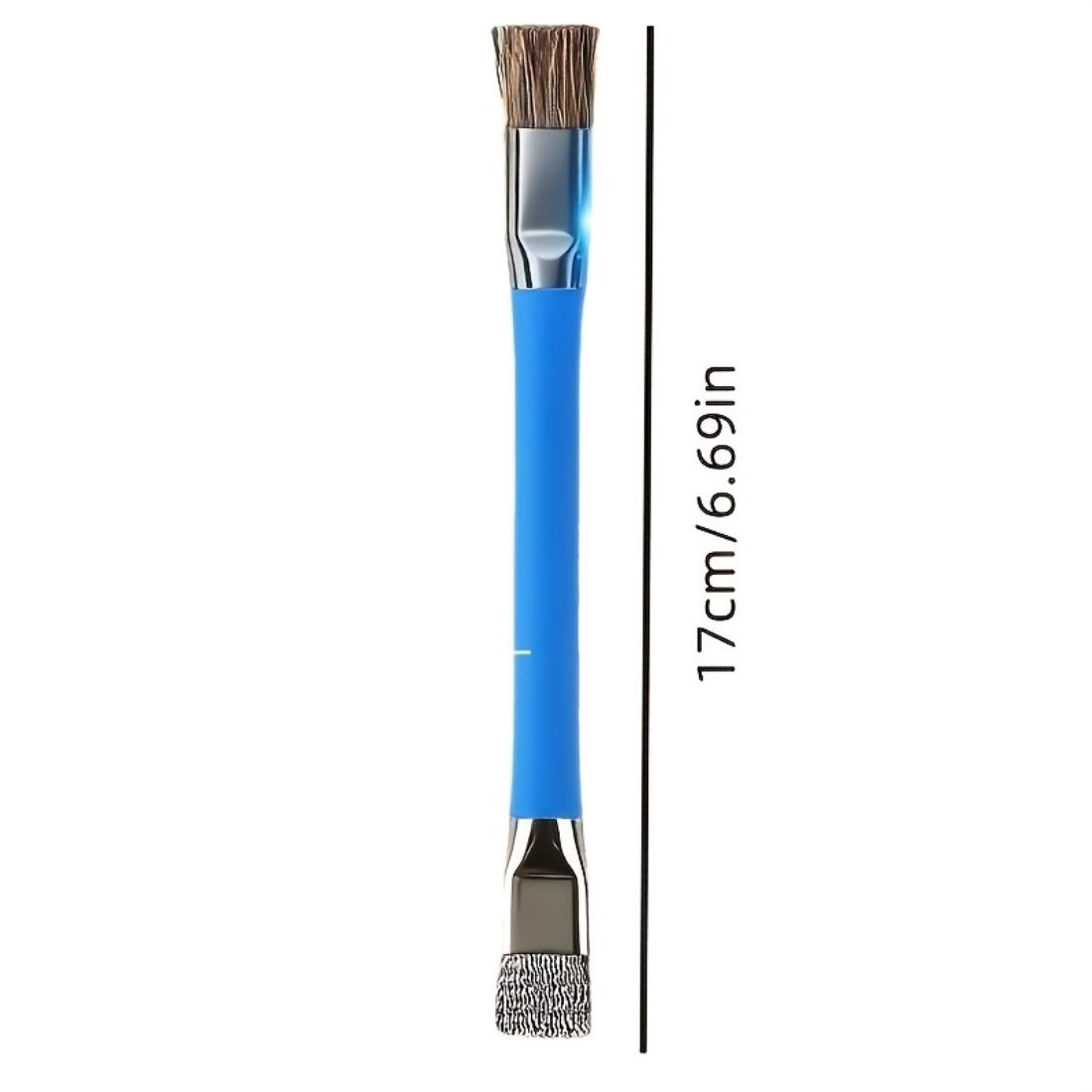 

1-piece multi-purpose stainless steel cleaning brush, kitchen stove cleaner, heavy-duty grease remover, gas stove cleaning tool синий