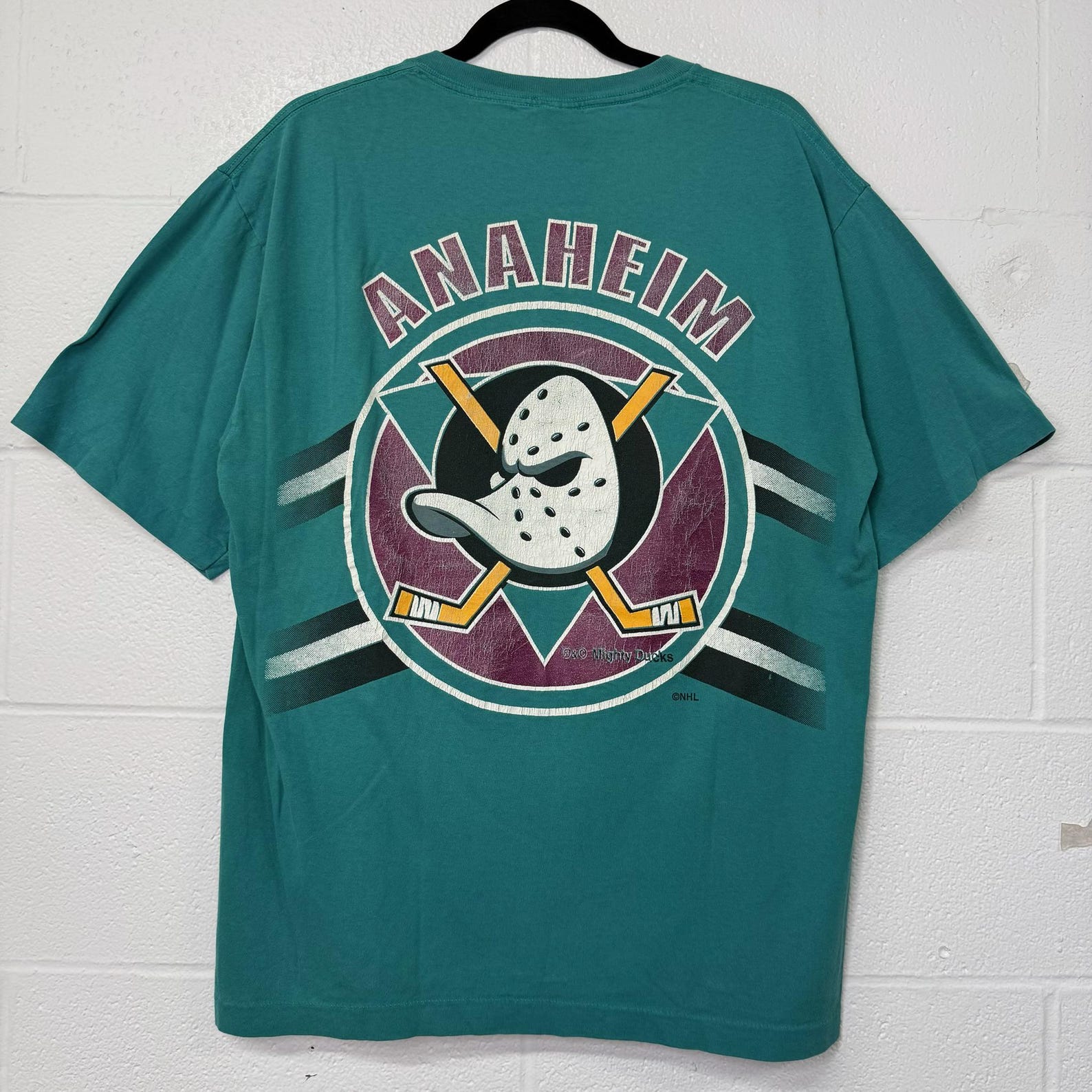 90 s Mighty Ducks T shirt Sz XL (B2780) M