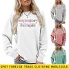 Women's European & American Round Neck Long Sleeve Sweatshirt