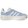 Adidas Dámské tenisky Gazelle Bold Clear Sky Blue Cloud-White Gold-Metallic ID6991