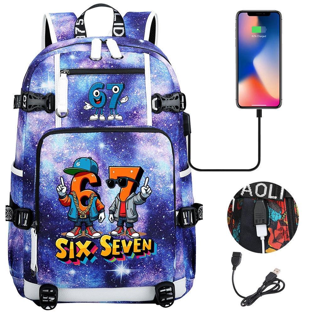3-delige Schoolrugzakset voor Studenten Grote Capaciteit Oxford Stof Schooltas met Schouderband en Etui One size fits all