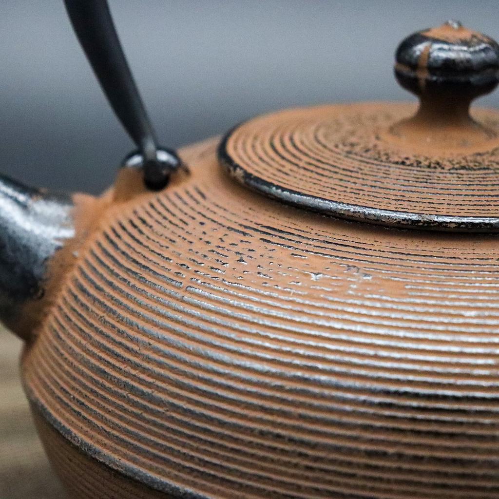 Nanbu Järngods Järn Direkt och Gasspis Iwate Traditionellt Hantverk Vattenkokare, Itome, 1,5L (IH, flamma, kompatibel), Prefektur, Japan,