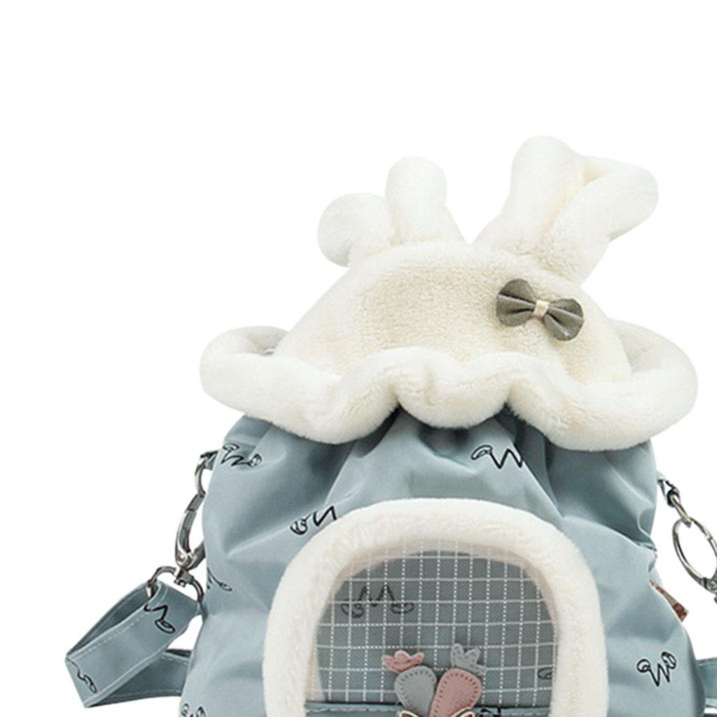 Hamster Carry Pouch Travel Carrier Breathable for Squirrel Hedgehog Green