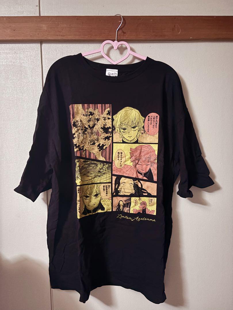 

[ИСПОЛЬЗОВАН] Убийца демонов: Kimetsu no Yaiba Дзенницу Агацума Футболка большого силуэта ГЕРОИ