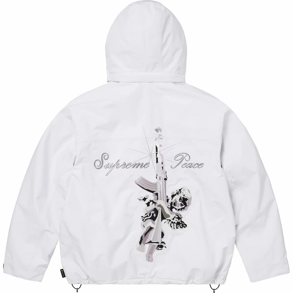 Supreme AOI Gore Tex Hooded Jacket White