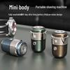 Mini Rechargeable Double-Head Waterproof Electric Shaver for Men - Portable Hair Remover for Travel