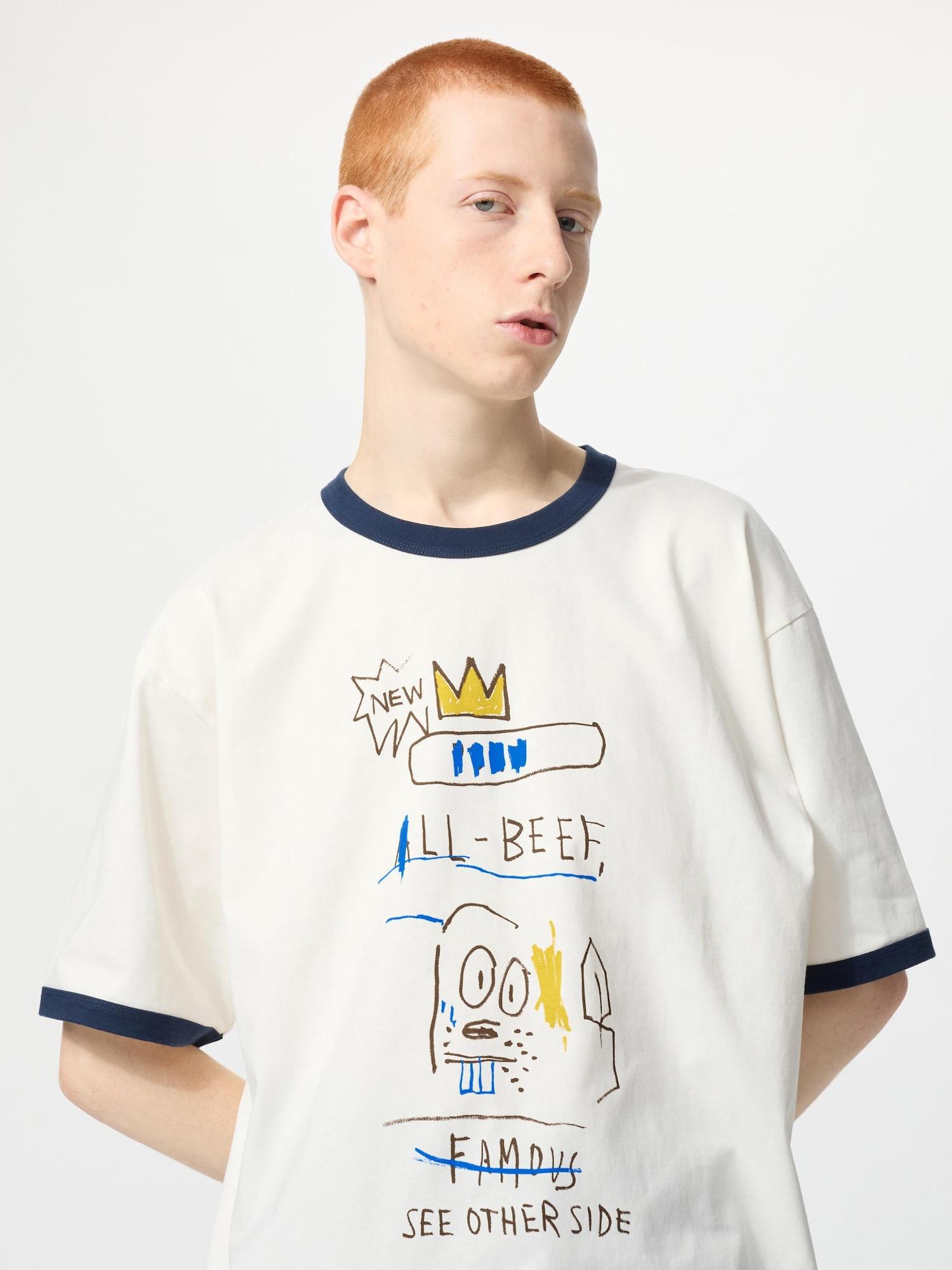 

Uniqlo Ny Pop ArT UT GrAphic T с коротким рукавом bAsquiAT A 01 OFF WHITE/UNISEX L