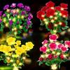 Warm Solar Azalea LED Lights Outdoor Garden Lawn Patio Decorative Pathway Lamp