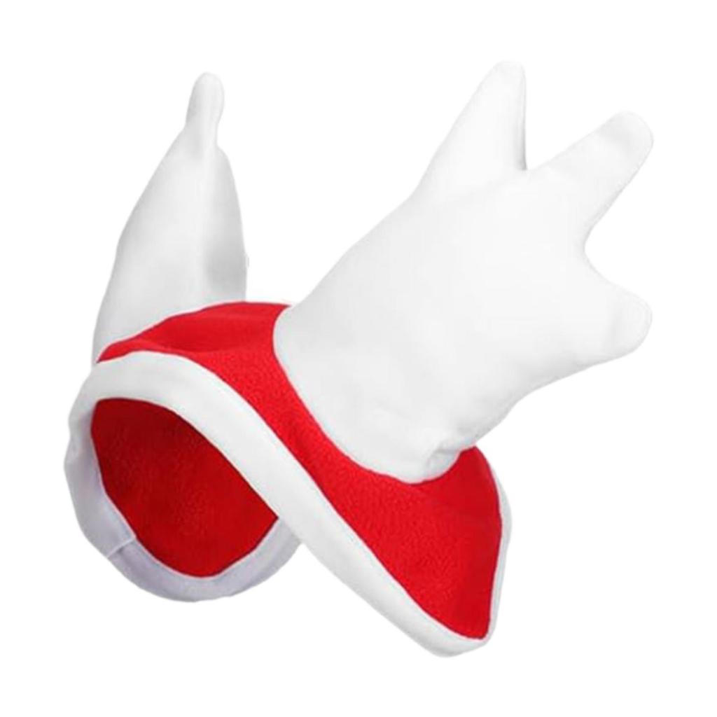Horse Christmas Hat Horse Santa Hat Headwear Thick Warmer Riding Race Xmas Horse Hat Horse Party Hat for Livestock, Dress Up