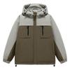 Winter Explosion Outdoor Tooling Mountain Charge Cotton Clothes Men and Women Couples Color Matching Hooded Jacket Cotton Clothes Factory
