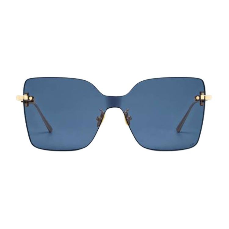 Dior Logo Irregular Frame Sunglasses Women sunglasses Gold CDCHM1UXRB0B0