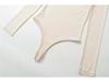 Autumn Women's Slimming Mesh Bodysuit - Sheer Round Neck, Long Sleeve