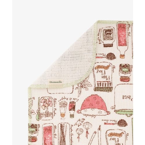 Afternoon Tea LIVING JM66 Kitchen Motif Antibacterial Dishcloth, Green