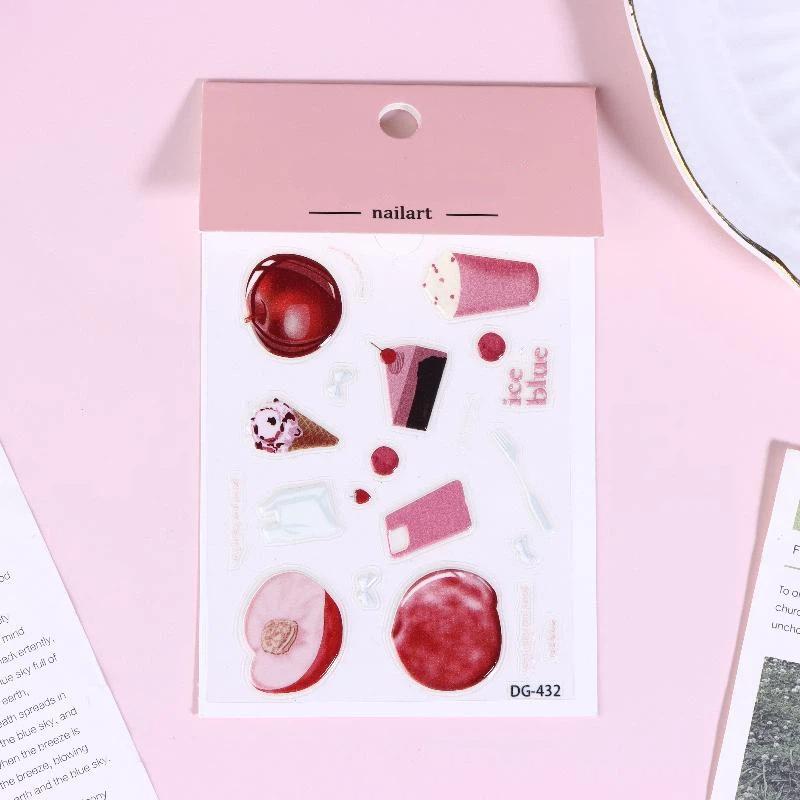 Cute Cartoon 3D Cat Dogs Crystal Epoxy Resin Stickers Kawaii Diy Journal Sticker For Mobile Phone Laptop Decor