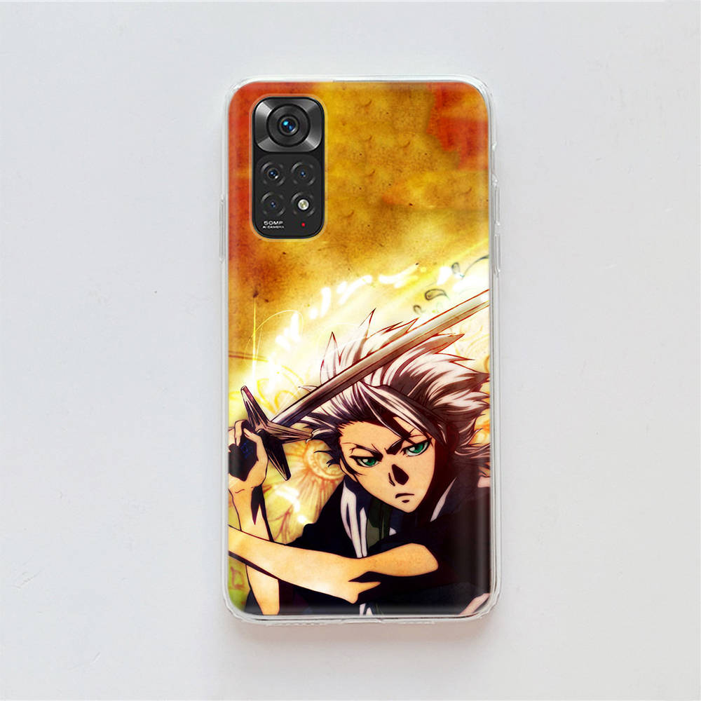 DT26 Bleach Hülle für Samsung A04 A14 A23 A34 A54 M23 M33 M52 M53 Realme 10 9 C30S C35 C55 VIVO Y02S Y21 Y33S Y51 X80 Pro Klare Hülle