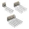 Wall Mounted Sock Hanger Stainless Steel Folding Drying Rack for Towel Underwear