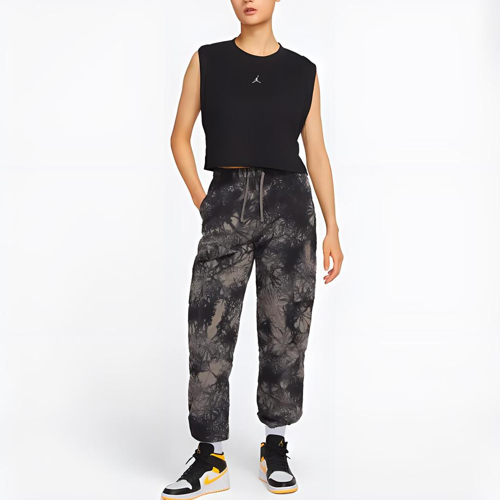 Jordan Essen Tank Plain Logo Print Round Neck Pullover Vest Women Tops DQ4395-010