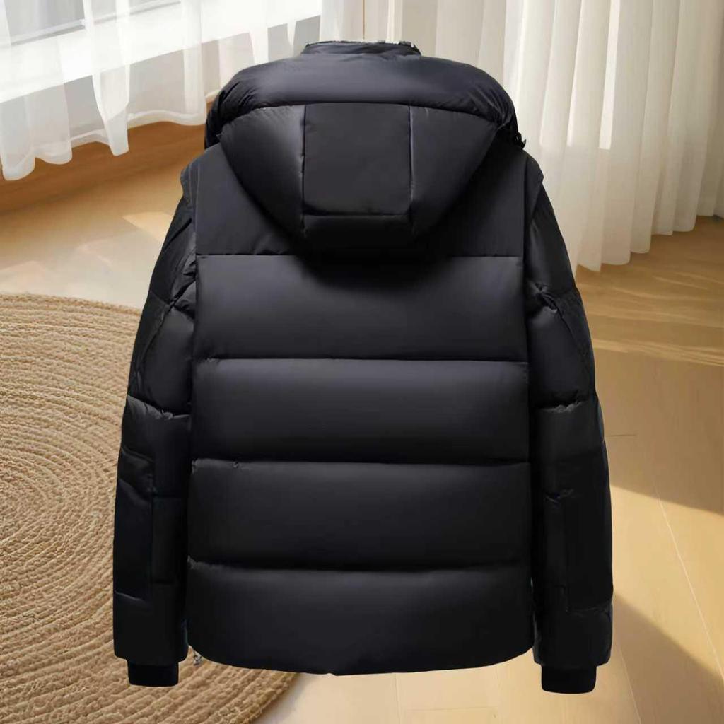 Balenciaga Unisex Zimní Vesta s Kapucí a Odnímatelnými Rukávy