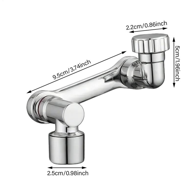 1080 Degree Kitchen Faucet Anti-splash Aerator Bathroom Tap Rotatable Faucet Sprayer Saving Water Tap Nozzle Extender Adapter