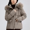 Sleeves Detachable Fashion Woman Parkas Winter Coats Hooded Faux Fur Collar Thick Warm Outerwears Women's Jackets