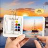 Mini Portable Palette Artist Travel Watercolor Painting Palette Set