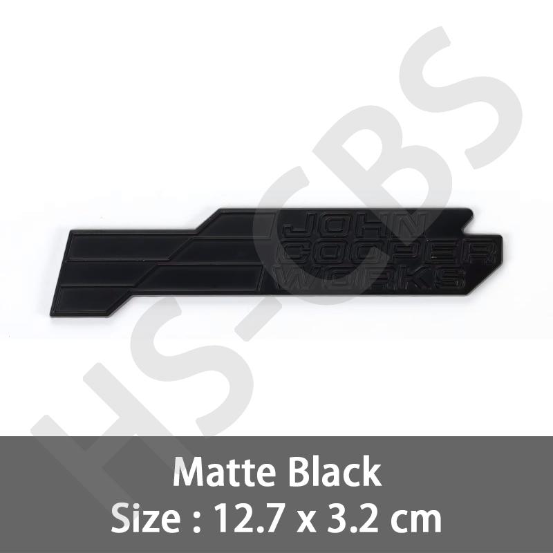 3D Metal Car Stickers John Cooper Works Emblem JCW Rear Trunk Badge Decal For J01 U25 F57 R53 R55 R56 R58 Car Styling Logo