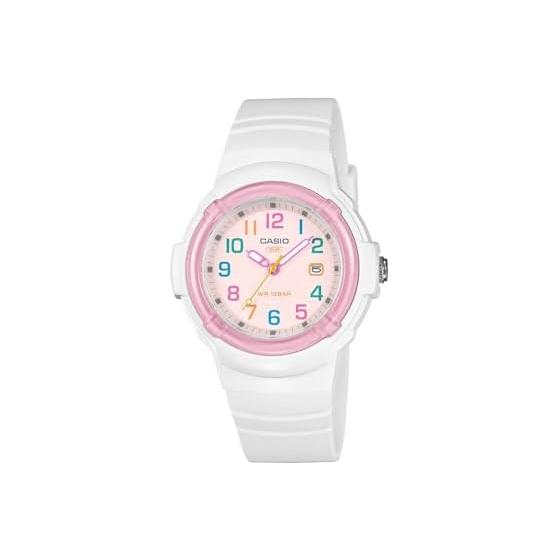 [Casio] Часы Casio Collection [Официальный японский продукт] Изготовлены из экологически чистых материалов LX-800H-7A1JF Женские Белый x Розовый