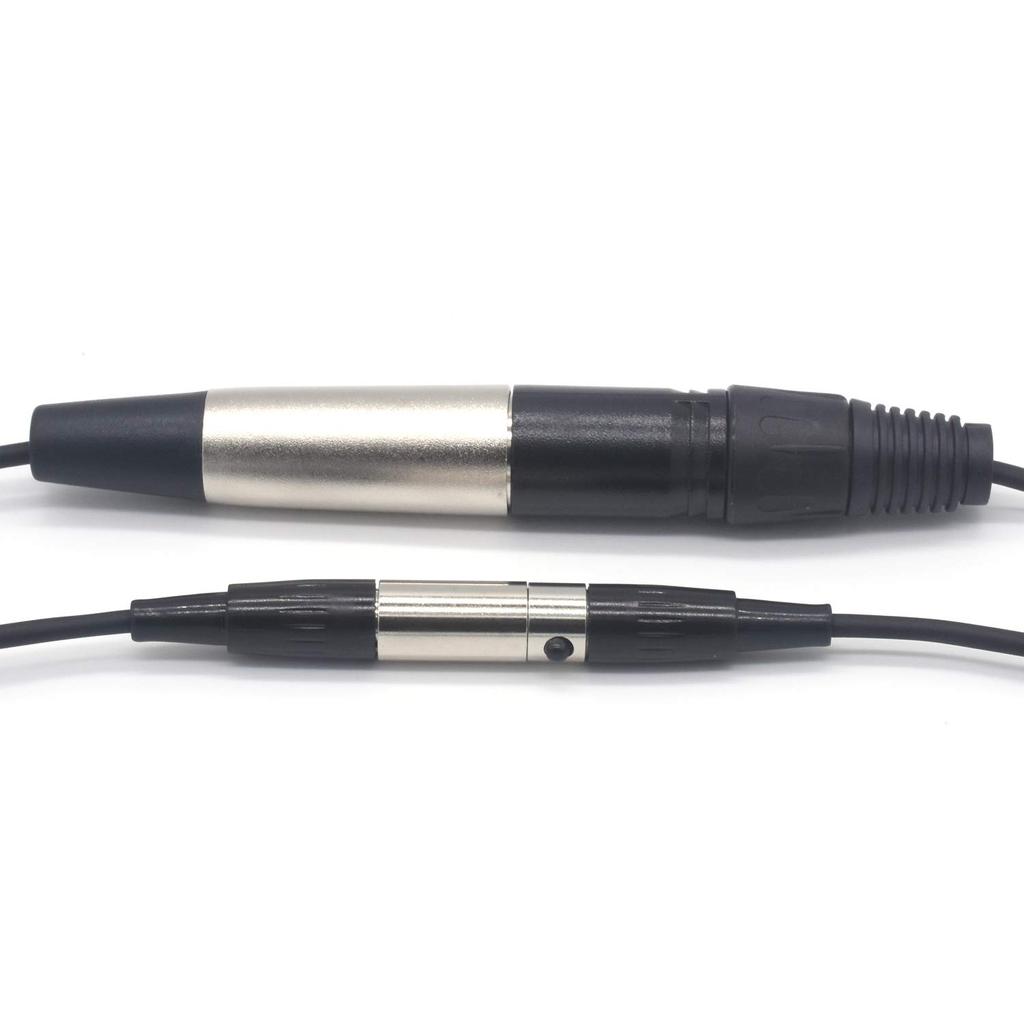 SiYear Mini XLR Stecker auf XLR Buchse Stecker Mikrofonkabel für Blackmagic Pocket 4K Kamera Video Assist Mini Pro Ansteckmikrofon Audiokabel 4K, 3-polig (5 Fuß/1,5 m).