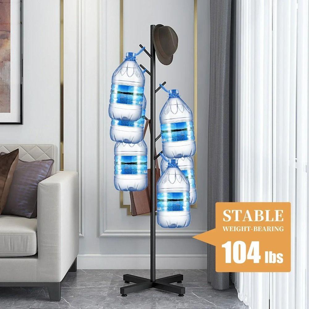 Floor Standing Clothes Hanger 7 Hooks Garment Rack Home Accessories Coat Rack  Entryway
