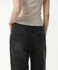 MUSINSA STANDARD WOMAN Women'S Multi Distressed Wide Denim Pants [Washed Black]