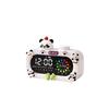 White Panda Visual Timer Alarm Clock, Student Homework Self-discipline Artifact, Color Timing Charging Alarm Clock