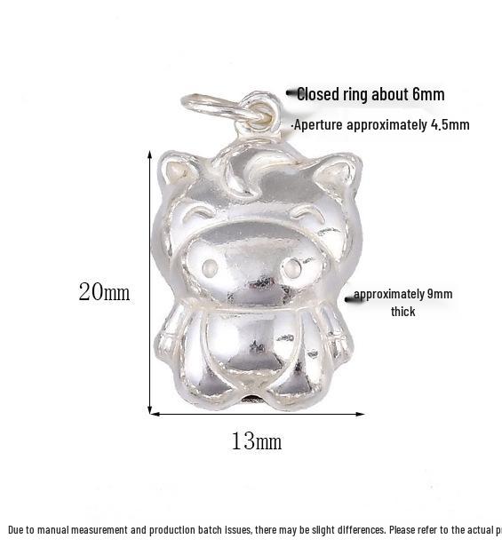 S925 Sterling Silver Zodiac Animal Pendant & DIY Braided Rope Bracelet