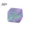 Squeeze Toy Ice Cube with Glitter Slow-Rising Water TPR Fidget Blingbling Stress Reliever for Relief Portable Decompression Gadget Kids Adults