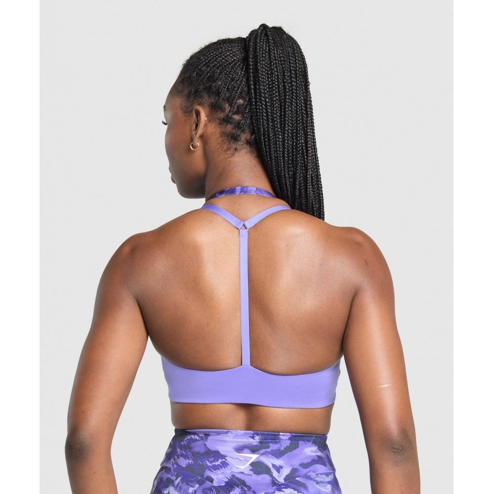 Gymshark Reps T Back sporTs Bra Record Purple Fresh Lilac B3b3d Pb89