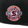 New Era 59FIFTY Cap MLB Chicago White Sox CWS Black Side Patch Under ONSPOTZ and Side Flat Summer Sun UV Stylish (70808786, NER35C7098) 2, Black,