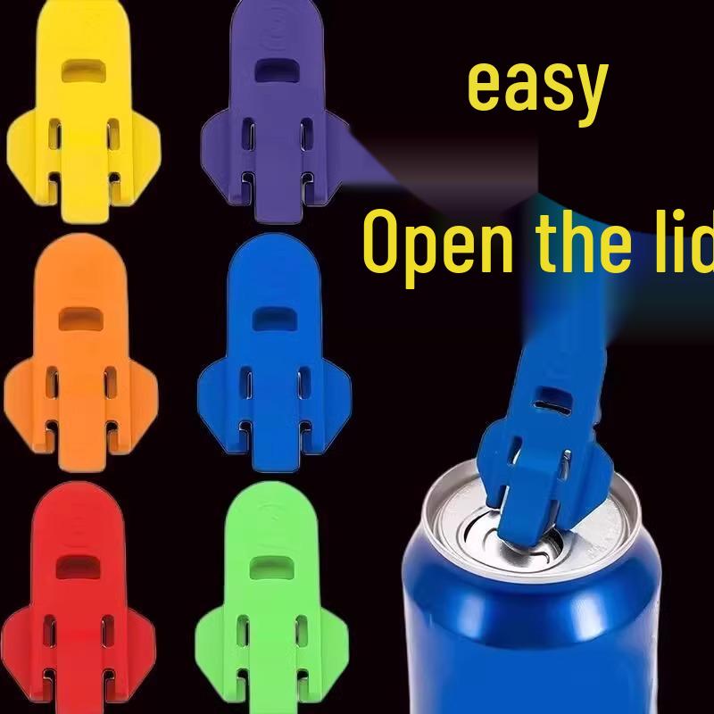 Compact Pull-Tab Bottle & Can Opener: Dustproof, Twist-off Cap Tool