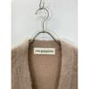 THE SHINZONE Beige Boxy Kid Mohair Cardigan tops F beigeUsed