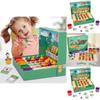 Wooden Fruit Vegetable Farm Color Recognition Educational Toy For Kids Preschool Learning