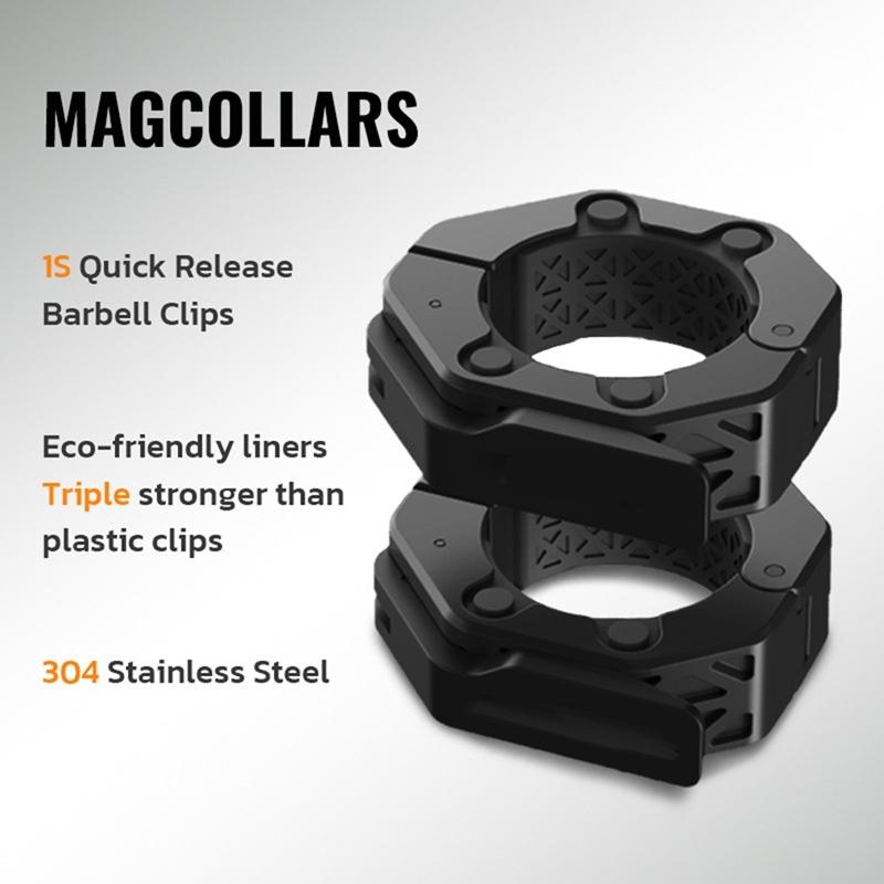 Quick Release Barbell Clamps for WeightliftingJAS