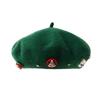 Woolen Christmas Beret Solid Color Painter Hat Artist Hat Wool Beret  Girl