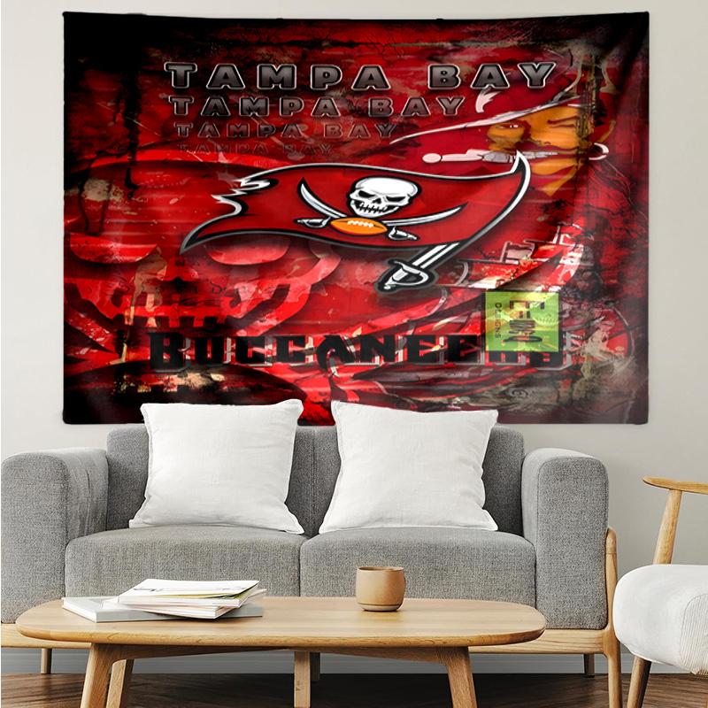 Tampa Bay Buccaneers Logo Tapestry Accessories Playroom Tapestry, for Bedroom,Livingroom, dormitory Room Wall Decor Fan Birthday Gifts