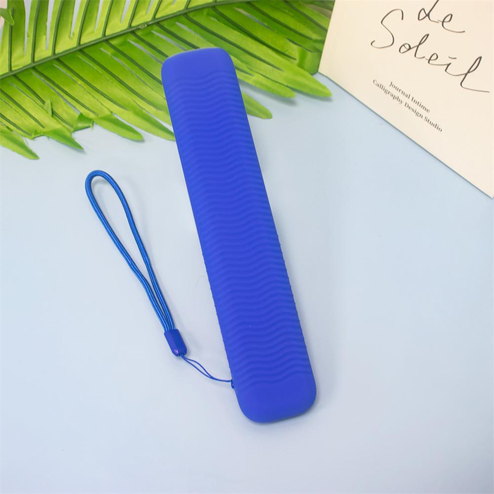 Silikonhülle Fernbedienung Aufbewahrung Staubdichte Abdeckung mit Schutzgürtel Lanyard Kompatibel für TCL RC902V